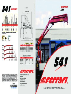 Ferrari 541 A1 Specifications