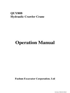 FUWA QUY80B Specifications