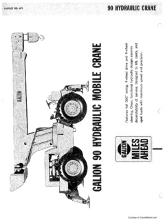 Galion 90 Specifications