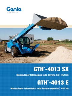 Genie GTH-4013 E Specifications