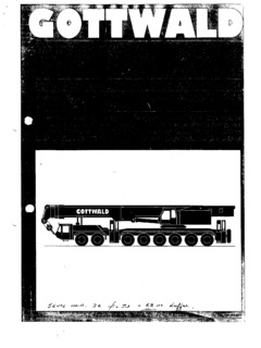 Gottwald AMK 306-83 Specifications