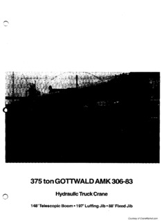 Gottwald AMK 306-83 Specifications
