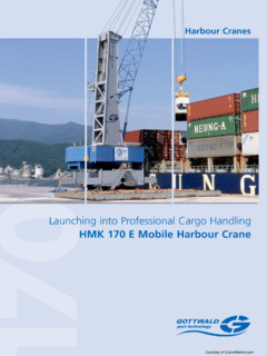 Gottwald Port Technology HMK 170 E Specifications