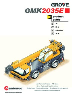 Grove GMK2035E Specifications