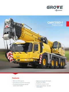 Grove GMK5180-1 Specifications