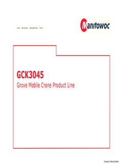 Grove GCK3045 Specifications