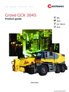 Grove GCK3045 Specifications