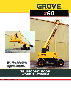 Grove T60 Specifications