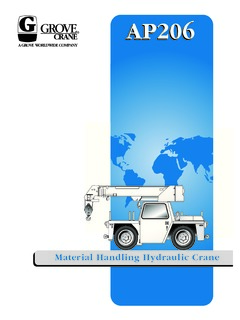 Grove AP206 Specifications