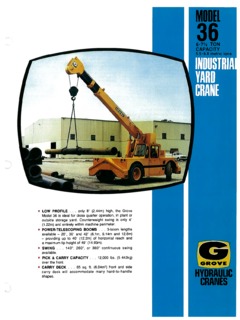 Grove IND36 Specifications