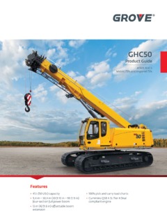 Grove GHC50 Specifications