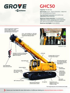 Grove GHC50 Specifications