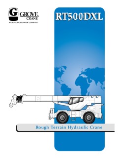 Grove RT500DXL Specifications