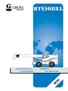 Grove RT530DXL Specifications