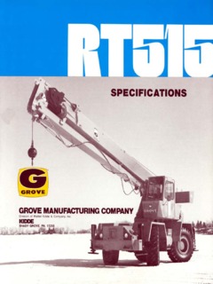 Grove RT515 Specifications