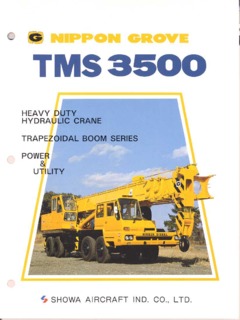 Grove TMS3500 Specifications