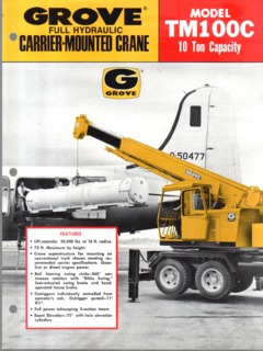 Grove TM100C Specifications