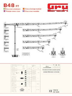 Gru Benedini B48FT Specifications