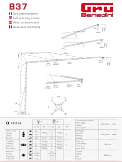 Gru Benedini B37 Specifications