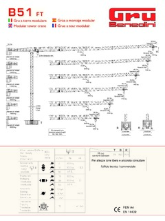 Gru Benedini B51FT Specifications