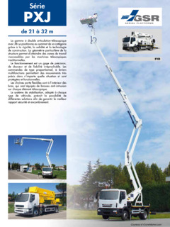 GSR Aerial Platforms E320PXJ Specifications