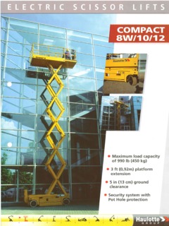 Haulotte Compact 12 Specifications