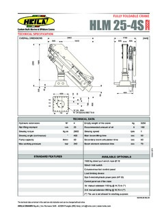 Heila HLM 25-4S Specifications