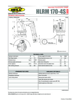 Heila HLRM 170-4S Specifications