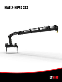 Hiab X-HIPRO 262 E-8 Specifications