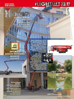 Hinowa Lightlift 23.12 IIIS Specifications