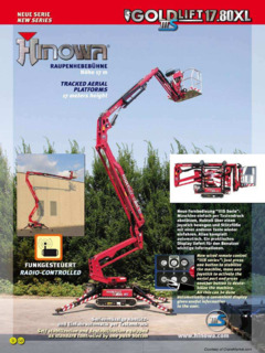 Hinowa Goldlift 17.80XL IIIS Specifications