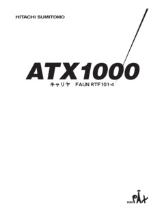HSC Cranes ATX1000 Specifications
