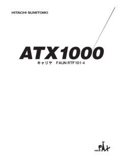 HSC Cranes ATX1000 Specifications