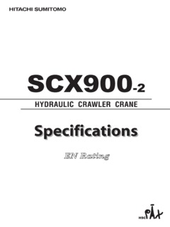 HSC Cranes SCX900-2 Specifications