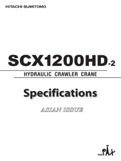 HSC Cranes SCX1200HD-2 Specifications