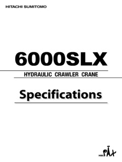 HSC Cranes 6000SLX Specifications