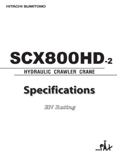 HSC Cranes SCX800HD-2 Specifications