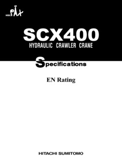 HSC Cranes SCX400 Specifications