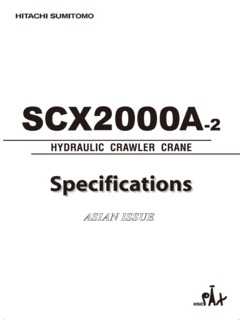 HSC Cranes SCX2000A-2 Specifications