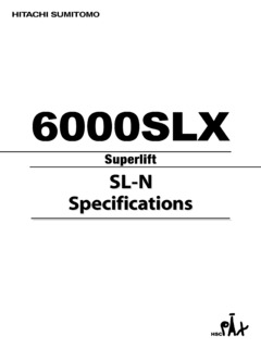 HSC Cranes 6000SLX Specifications