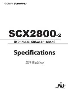 HSC Cranes SCX2800-2 Specifications