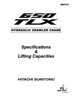 HSC Cranes 650TLX Specifications