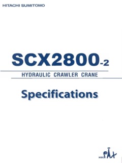 HSC Cranes SCX2800-2 Specifications