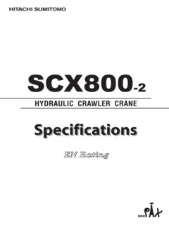 HSC Cranes SCX800-2 Specifications