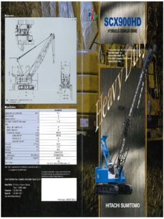 HSC Cranes SCX900HD Specifications