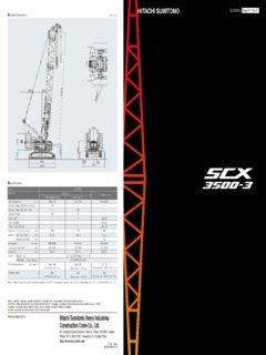 HSC Cranes SCX3500-3 Specifications