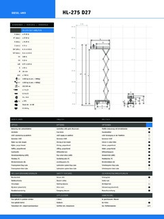Holland Lift HL-275 D27 Specifications