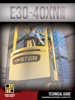 Hyster E35XN Specifications
