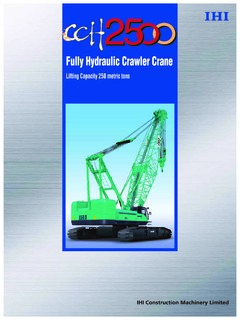 IHI CCH2500 Specifications
