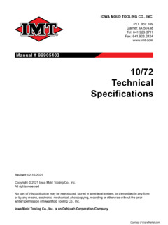 IMT 10/72DL Specifications